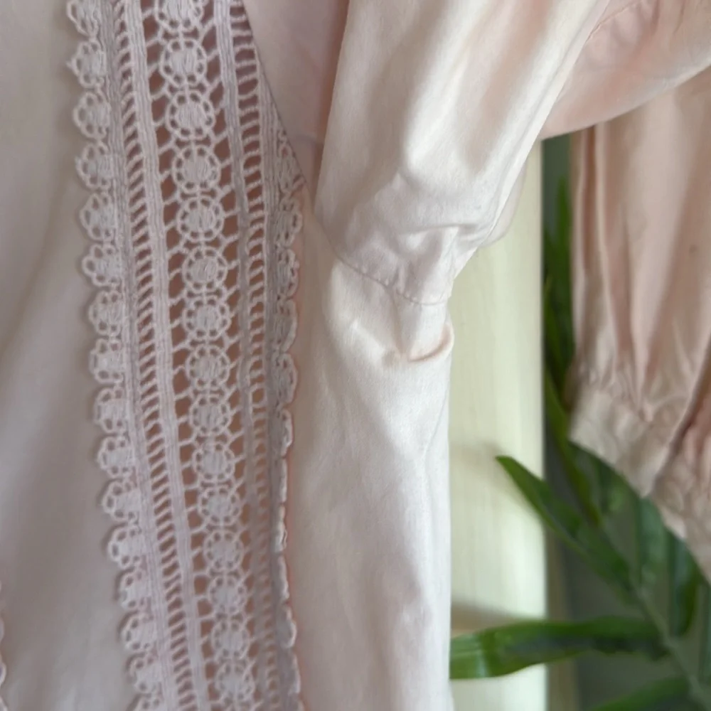 Tory Burch Marissa Top in Porcelain Pink size 4